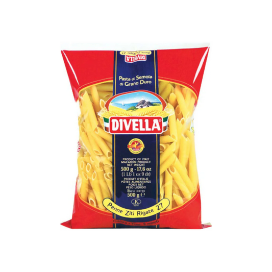 Divella Penne Ziti Rigate N° 27 - 1x 500g